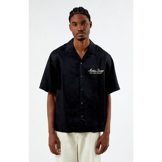PacSun Men's Martini Lounge Tencel Oversized Camp Shirt