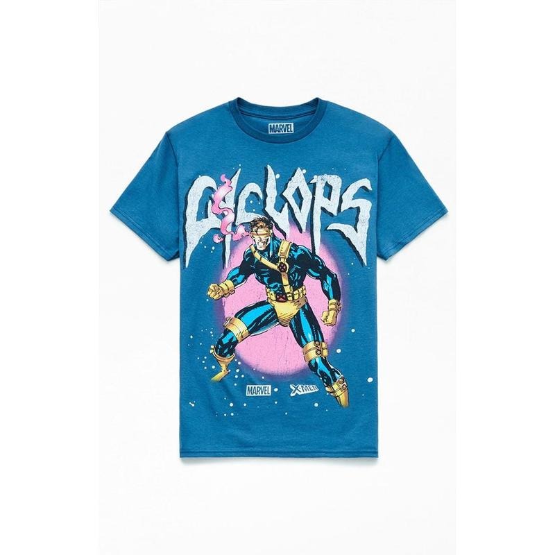 PacSun Men's Marvel X-Men Cyclops T-Shirt - Multicolor