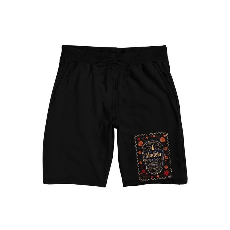 PacSun Men's Modelo Sugar Skull Art Lounge Sweat Shorts