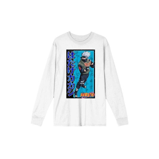 PacSun Men's Naruto Classic Kakashi Anime Long Sleeve T-Shirt - Multicolor