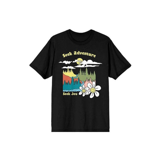PacSun Men's Positive Vibes Seek Adventure T-Shirt - Multicolor