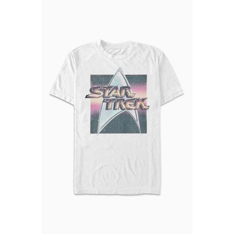 PacSun Men's Star Trek Distressed Logo T-Shirt - Multicolor