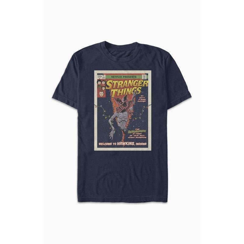 PacSun Men's Stranger Things Comic Cover T-Shirt - Multicolor