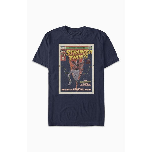 PacSun Men's Stranger Things Comic Cover T-Shirt - Multicolor