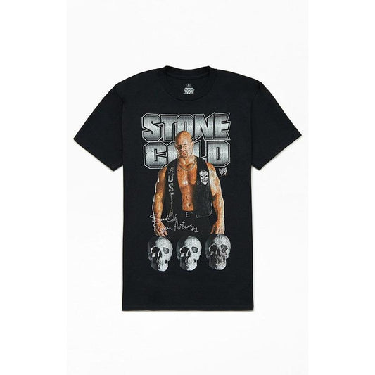 PacSun Men's WWE Stone Cold Steve Austin T-Shirt - Multicolor