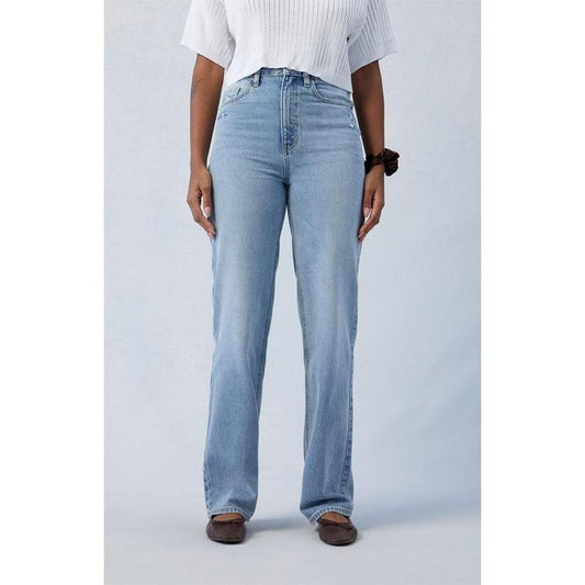 PacSun Women's Eco Light Indigo Ripped '90s Boyfriend Jeansstyle{n002}2