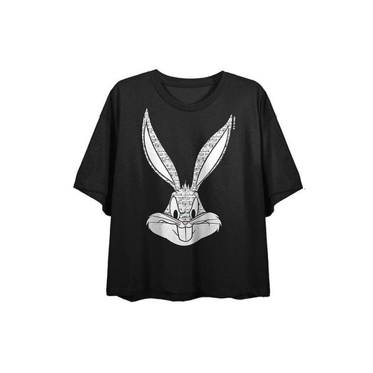 PacSun Women's Looney Tunes Bugs Bunny Cropped T-Shirt
