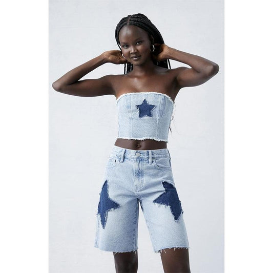 PacSun Women's Supernova Denim Corset