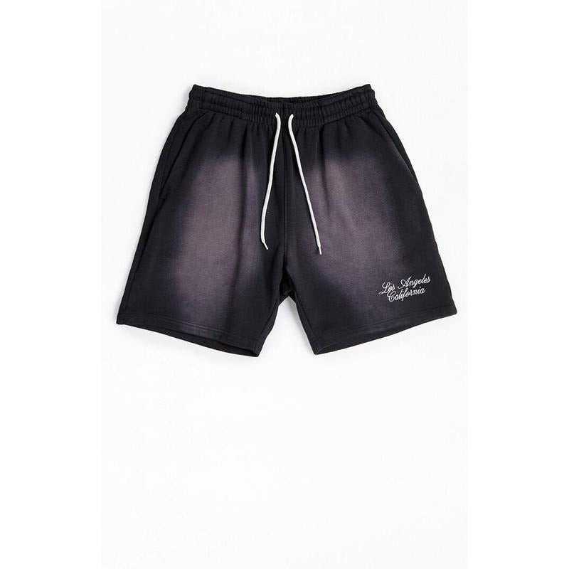 Pacsun Men's Black Potassium Fleece Volley Sweat Shorts