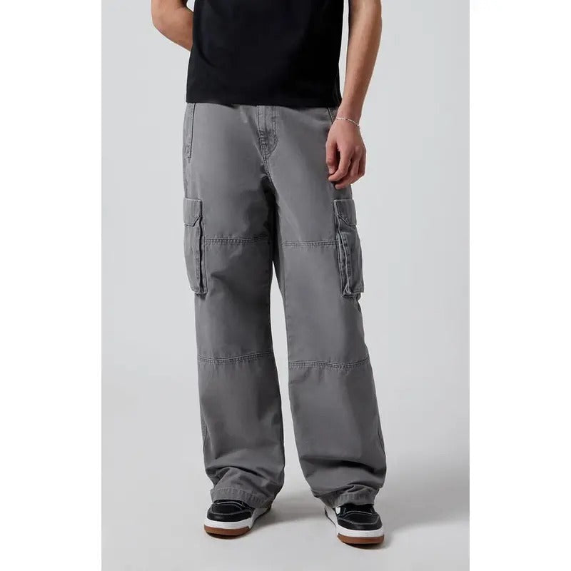 Pacsun Men's Blake Extreme Baggy Jeans Cargo Gray