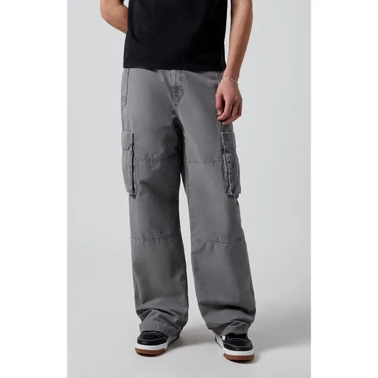 Pacsun Men's Blake Extreme Baggy Jeans Cargo Gray