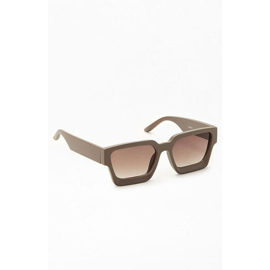 Pacsun Men's Charcoal Square Frame Sunglasses