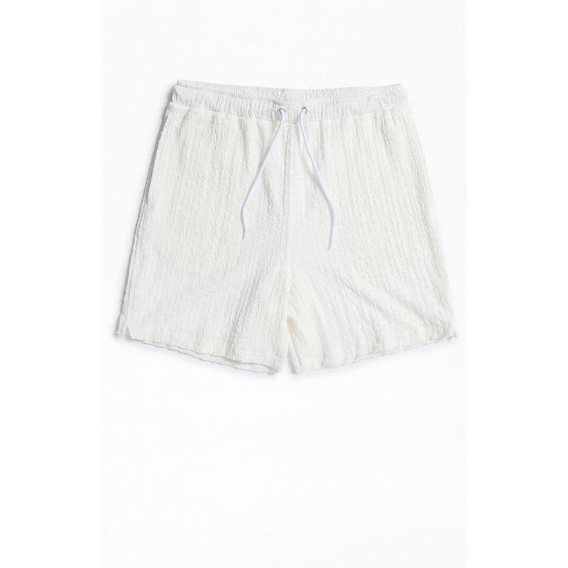 Pacsun Men's Cream Pointelle Textured Shorts
