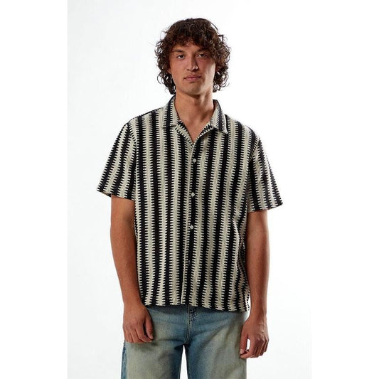 Pacsun Men's Escape Texture Woven Camp Shirt