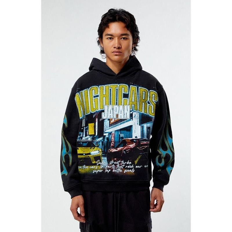 Pacsun Men's Japan Nightcars Heavyweight Hoodie