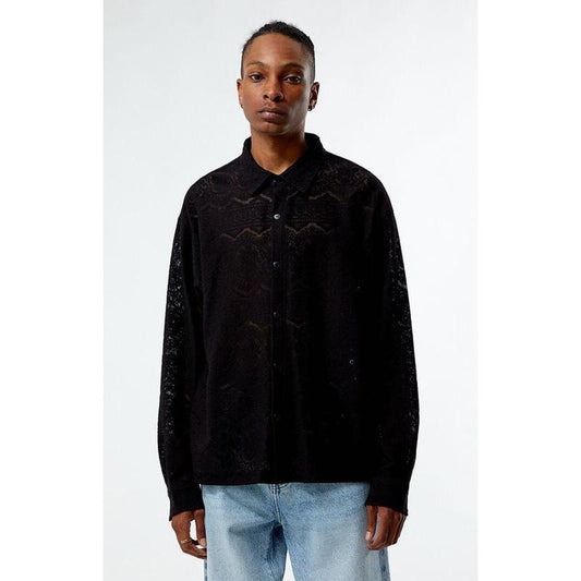 Pacsun Men's Lace Long Sleeve Shirt