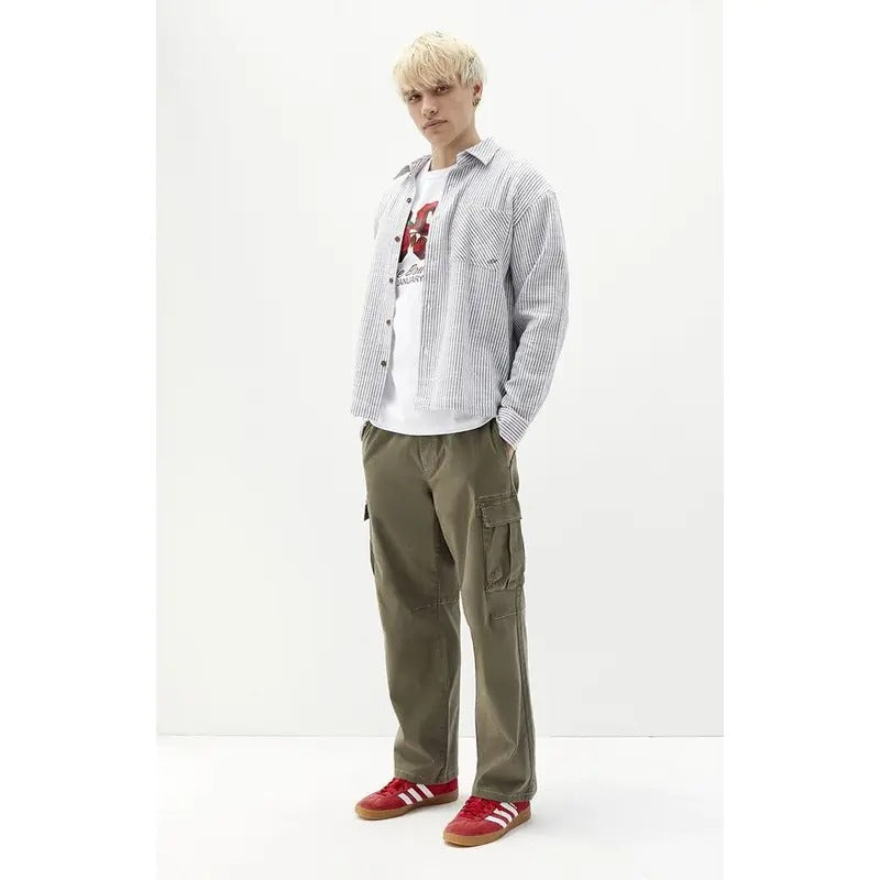 Pacsun Men's Olive Baggy Cargo Pants