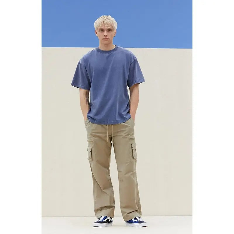 Pacsun Men's Olive Baggy Cargo Pantsstyle{n002}2