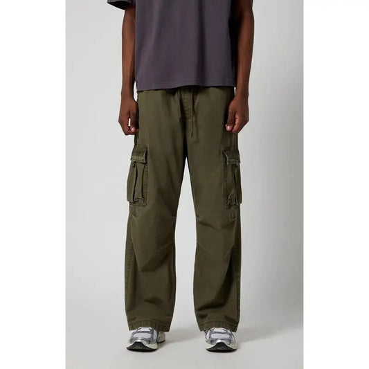 Pacsun Men's Olive Ripstop Extreme Baggy Cargo Pants