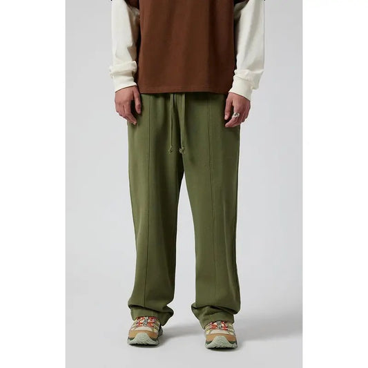 Pacsun Men's Olive Wash Baggy Sweatpants