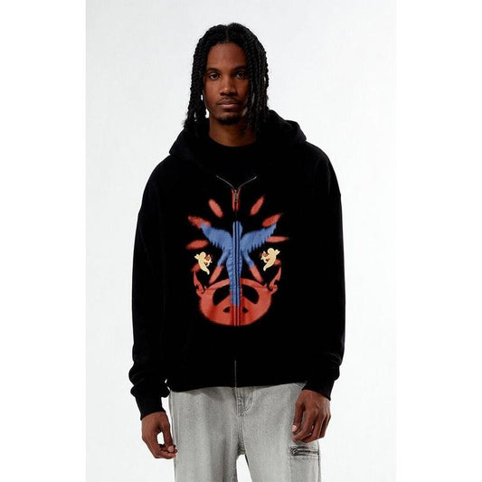 Pacsun Men's Peace Full Zip Hoodie