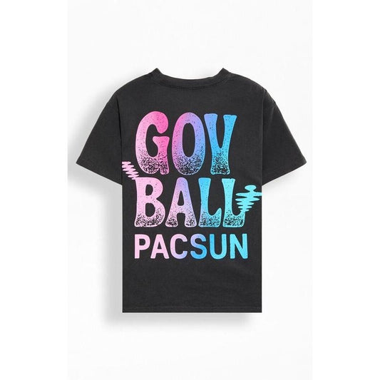 Pacsun Men's x Gov Ball T-Shirt - Multicolor