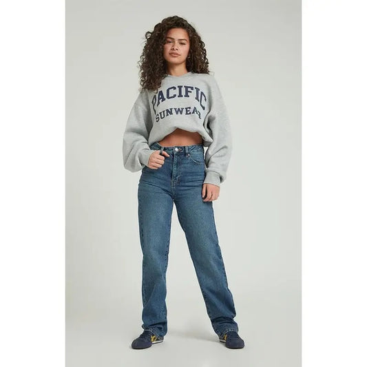 Pacsun Women's '90s Boyfriend Jeans Dark Indigostyle{n002}2