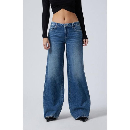 Pacsun Women's Casey Low Rise Baggy Jeans Medium Indigo