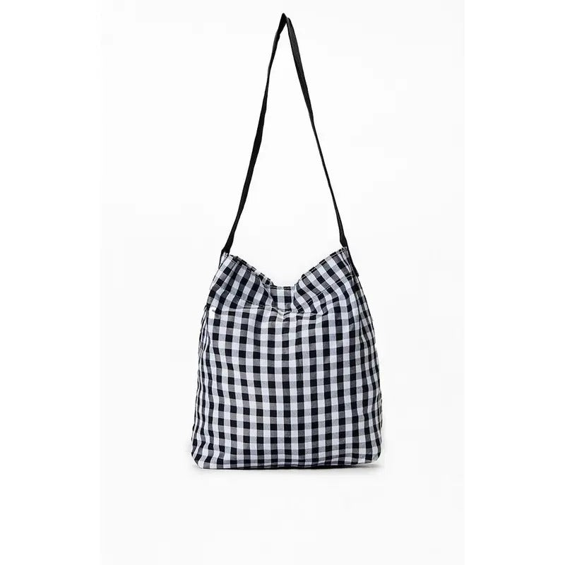 Pacsun Women's Gingham Bow Tote Bag