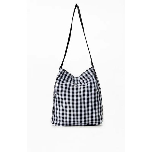 Pacsun Women's Gingham Bow Tote Bag
