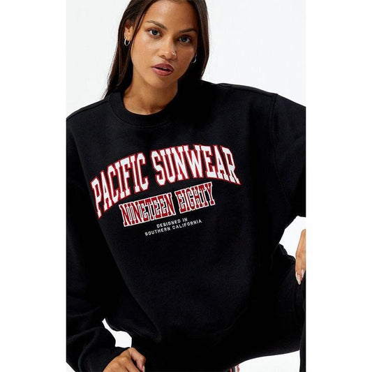Pacsun Women's Pacific Sunwear 1980 Crew Neck Sweatshirtstyle{n002}2