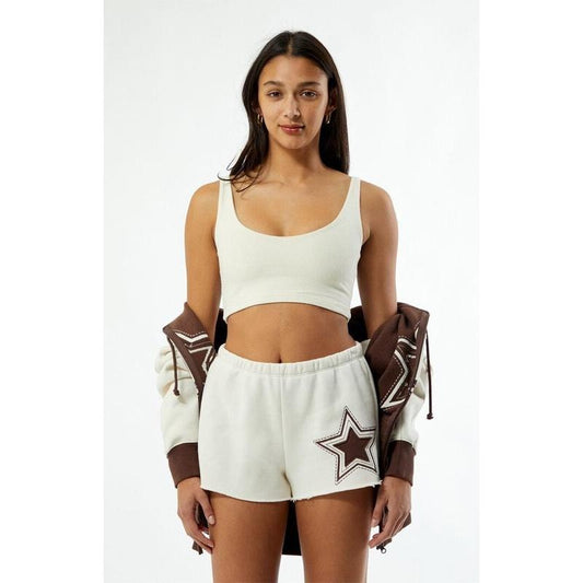 Pacsun Women's Starred Sweat Shorts