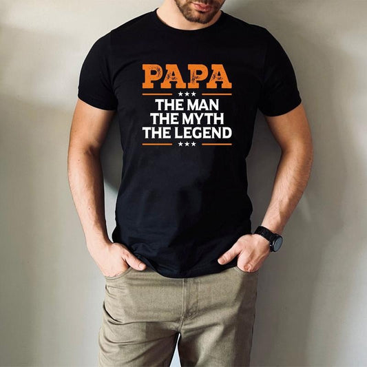 Papa The Man The Myth The Legend T-shirt Awesome Dad Gift Shirt Father's Day T-shirt Best Dad Funny Birthday Gift For Dad Tee Tops Hoodie, T-shirt and sweater
