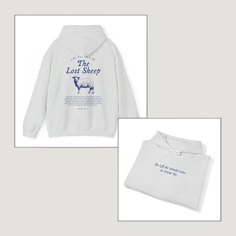 Parable of the Lost Sheep Bible Verse Hoodie Faith Based Clothing Worship Gospel Sweatshirt Minimalist Christian Catholic Religious  T-shirt, sweater and Hoodiestyle{n002}2