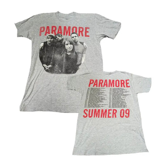 Paramore Band Shirt  2009 Summer Tour Hayley Music fans Shirt
