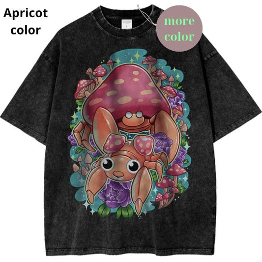 Paras T-Shirt, Parasect Shirt, Pokemon Shirt, PKM Shirt, Anime TShirt, Vintage Graphic Tee, Streetwear Shortsleeve Printed Womenswear Top