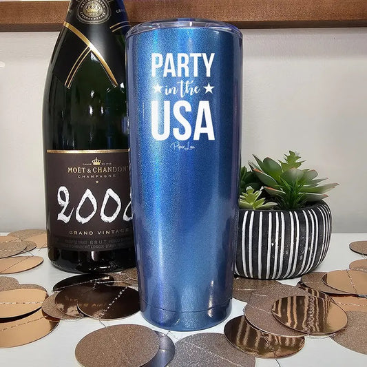 Party In The USA Laser Etched Tumbler