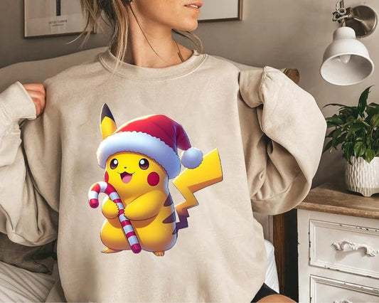 Pikachu Christmas Sweatshirt, Christmas Shirts, Anime Christmas Sweatshrit, 90's Pokemon Lovers Christmas SweatShirt, Christmas Gifts For Pokemon Lovers, Pokémon Christmas Sweatshirt, Christmas Pokemon Shirt, Merry Christmas Shirt, Xmas Pikachu Shirt