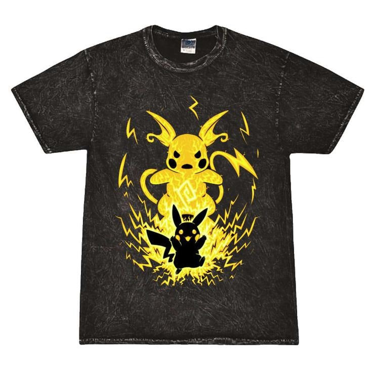Pikachu Evolution T-shirt, Pokemon shirt, Pokemon Ball Graphic Tee , pokemon Funny, cute pokemon, Anime Tee Womenswear Top Cotton