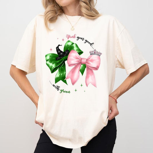 Pink Goes Good with Green Shirt Comfort Colors, Changed For Good Vintage Unhinged Unisex T-Shirt, Music Lovers Gifts, Halloween Clothing