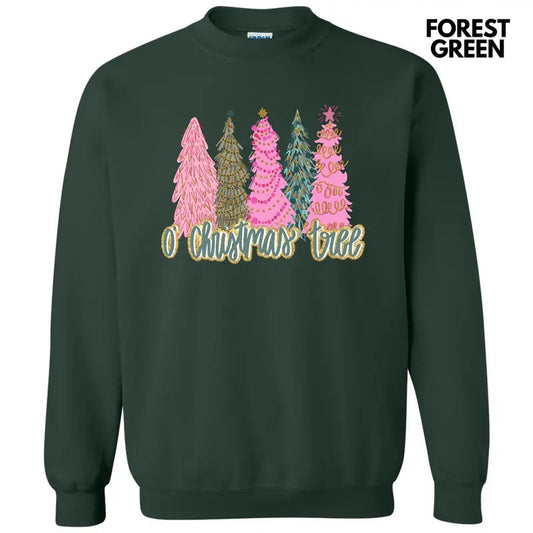 Pink O'Christmas Tree Sweatshirt 'NLB'