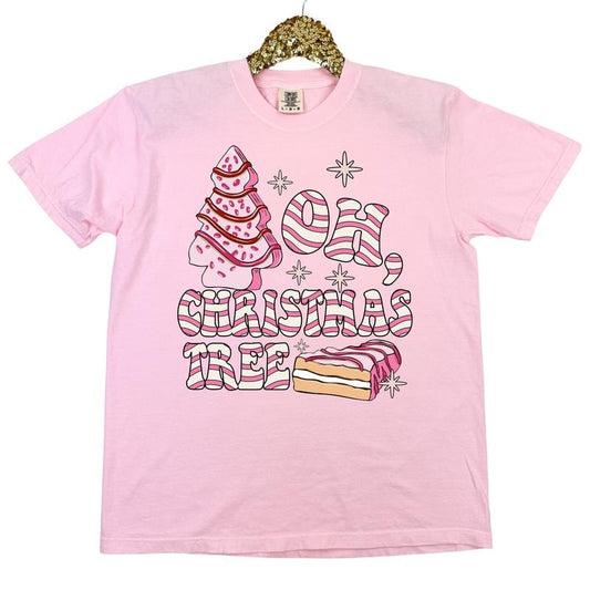 Pink Tree Cake Comfort Colors T-Shirt 'NLB'