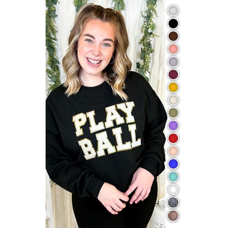 Play Ball Ideal Chenille Sweatshirt