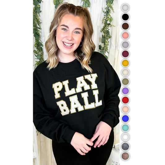 Play Ball Ideal Chenille Sweatshirt