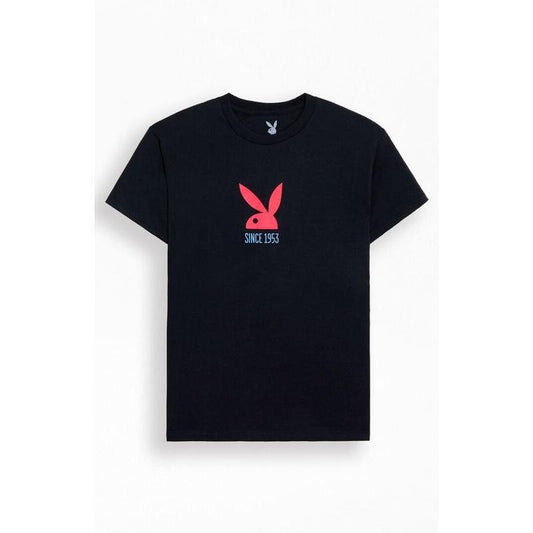 Playboy Men's By PacSun Half Bunny Logo T-Shirt - Multicolor