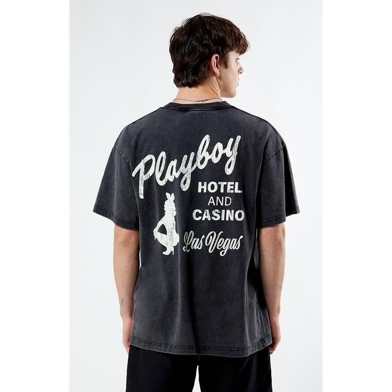 Playboy Men's By PacSun Sports Oversized T-Shirt - Multicolor