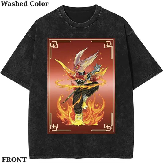 PokéSlayer-Blaziken T-shirt, Pokemon Graphic T-shirt, Anime T-shirt, Funny T-shirt, Vintage Graphic Tee, Womenswear Cotton Top