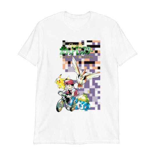 Pokemon Cartoon Pocket.Monsters, Pokemon T-Shirt, Pokemon Shirts, Pokemon Stuff, Unisex Anime Manga Shirt Top Menswear