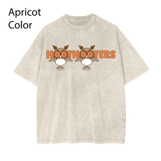 Pokemon Hoothooters Graphic T-Shirt, Pokemon T-Shirt, PKM Shirt, Anime Funny Shirt, Vintage Tee Streetwear Shortsleeve Printed Womenswear Top