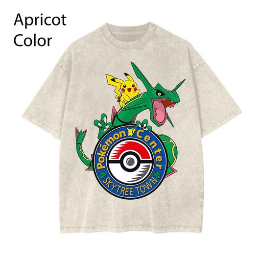 Pokemon Lucky Charm Graphic T-Shirt, Pokemon T-Shirt, PKM Shirt, Anime Funny Shirt, Vintage Tee Streetwear Shortsleeve Printed Womenswear Top